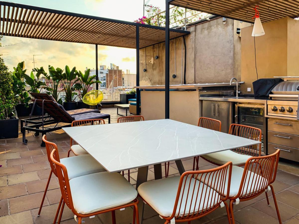 Incredible 2Br Penthouse With Urban Rooftop Garden Barcelona Buitenkant foto