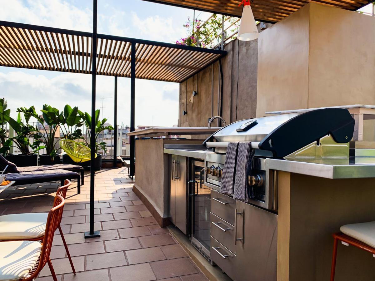 Incredible 2Br Penthouse With Urban Rooftop Garden Barcelona Buitenkant foto